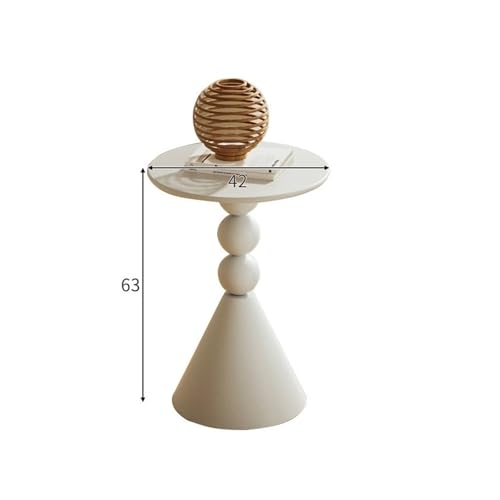Table de chevet petite table basse ronde et d'appoint pour canapé - 3