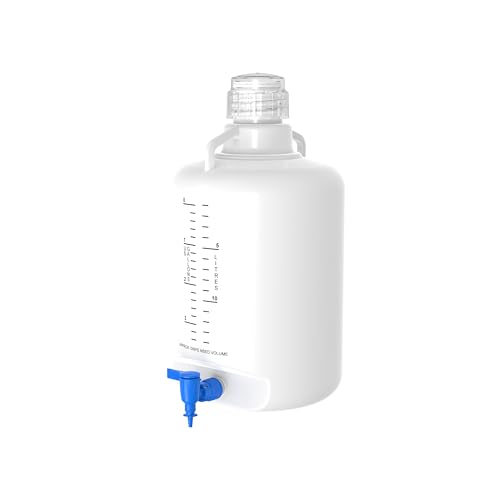 United Scientific? HDPE Carboy 20���b�g�� �X�s�S�b�g�t���A�ϖ�i�������p�e��AUSP�N���XVI BPA�t���[�A�R��h�~�N���[�W���[