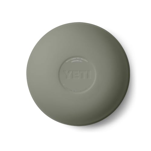 Image of YETI Rambler Bowls, Vacuum Insulated, Stackable and Nestable Stainless Steel Bowl with Lid, 2 Quart, Pampa Green