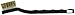Winco Mini-Scratch Utility Brush, 7-Inch, Brass
