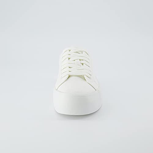 CUSHIONAIRE Women's Tag Low top Canvas Sneaker +Memory Foam3