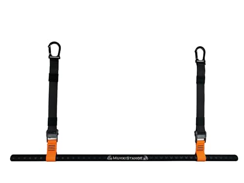 MukkiStange, Klimmzugstange Decke: abnehmbar, höhen-verstellbar, griffig, platzsparend, variabel, zum Aufhängen, Fitnessgerät für Zuhause, Calisthenics, Pull-Up Bar, Dip-Stange, Reckstange MukkiStange, Klimmzugstange Decke: abnehmbar, höhen-verstellbar, griffig, platzsparend, variabel, zum Aufhängen, Fitnessgerät für Zuhause, Calisthenics, Pull-Up Bar, Dip-Stange, Reckstange