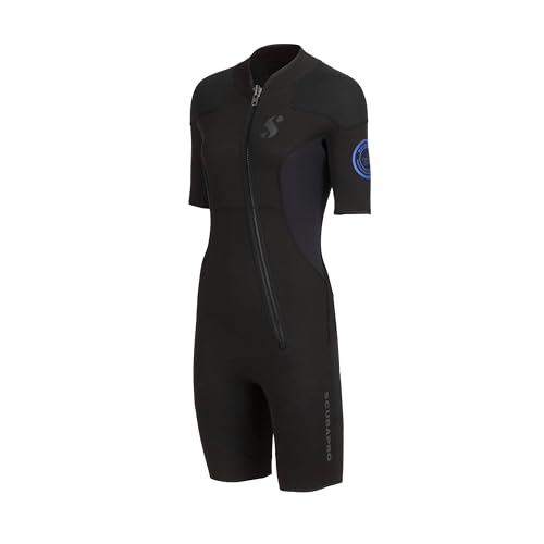 SCUBAPRO Oneflex Shorty Women's Diving Wetsuit, 2.5mm, Short Sleeve, X-Foam Neoprene, S