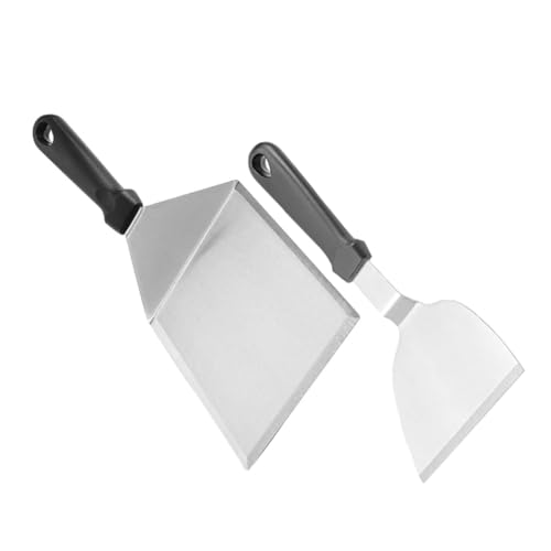 Spatule à Barbecue en Acier Inoxydable x2 pour Plaque de Cuisson