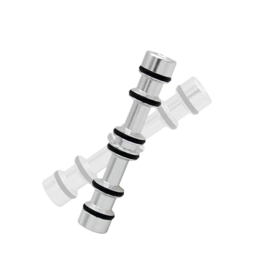 Válvula de control manual neumática de 5/2 vías con palanca y conectores de 10mm 5