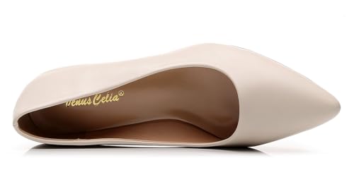 VenusCelia Women's Rokoko Pump Kitten Heel Shoe4