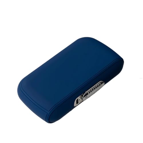 携帯用タバコ箱、携帯用灰皿、携帯用充電タバコ箱、男性と女性のタバコ箱、屋外密閉防水箱は10本のタバコを収納できます (Blue)