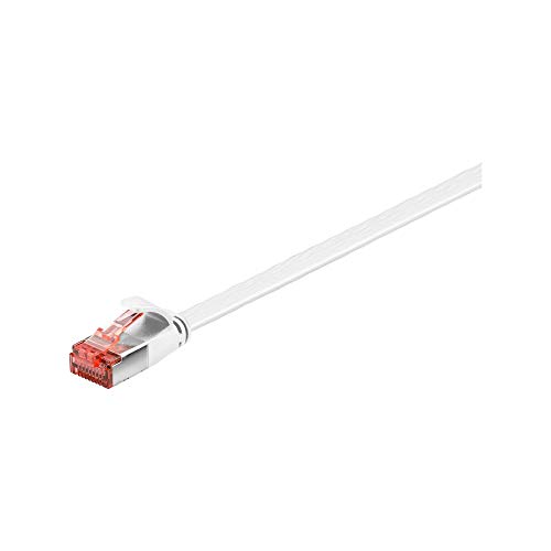 Goobay 94918 CAT 6 Flat-Patch Cable, U/FTP, White, 3 m Length - Image 2