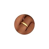 ZNBOH 14k Gold Filled Rings for Women Non Tarnish Initial Pinky Ring Dainty Stackable Signet Letter Personalized Gold Rings Stacking Thumb Bands Cute Simple Waterproof Custom Jewelry Gifts Size 6-10