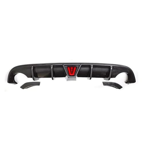 Difusor trasero para VW Scirocco R R20 2009-2017 con spoiler parachoques negro