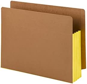 Smead End Tab Pocket, Reinforced Straight-Cut Tab, 3-1/2