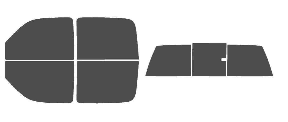 The Tint Effect Precut Window Tint Kit Compatible with Chevrolet Silverado 1500 Crew Cab Truck (1999-2006) &amp; (2007 Classic)(Full Truck with 3 piece Slider Rear: 30%) Automotive Film