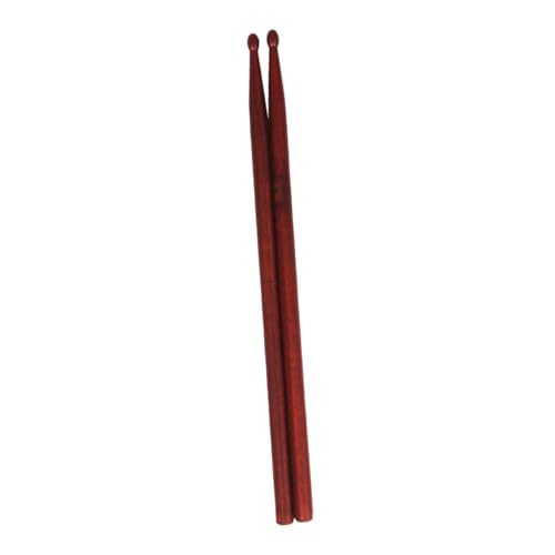 Baquetas de madera con superficie lisa para percusionistas, herramienta práctica para entrenamiento con peso y diversos estilos de batería, empaque de PVC miniatura 1
