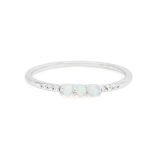 AFFY-Dainty-14K-Gold-Over-Sterling-Silver-Stacked-Finger-Band-Synthetic-Opal-Promise-Ring-Jewelry-Gift-For-Her