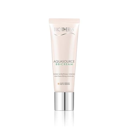 Biotherm Aquasource BB Cream Hell, helle getönte Tagescreme mit Life Plankton, pflegende Gesichtscreme mit feuchtigkeitsspendender Wirkung und LSF15, für den optimalen Teint, 30 ml