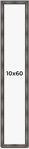 10x60 Shadow Box Frame Brown Cherry | 2.625 Inches Deep Pine Wood Traditional Shadowbox Display Frame | UV Resistant Acrylic Front, Acid Free Backing, and Hanging Hardware | Vox Picture Frame Style