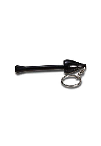 bong-discount Handpfeife, Pur-Pfeife, Schraubpfeife, METALL-Pfeife zerlegbar | 90 mm | Aluminium, schwarz | Pilzform…