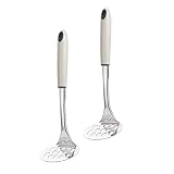 OFFSCH Machacador Manual para Cocina 2 Piezas con Orificio para Colgar Patatas Cómodo Y Seguro para Triturar Todo Tipo De Alimentos
