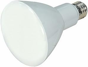 (6-Pack) Satco S9133 - 10BR30/LED/2700K/120V 10-Watt BR30 Dimmable LED Lamp