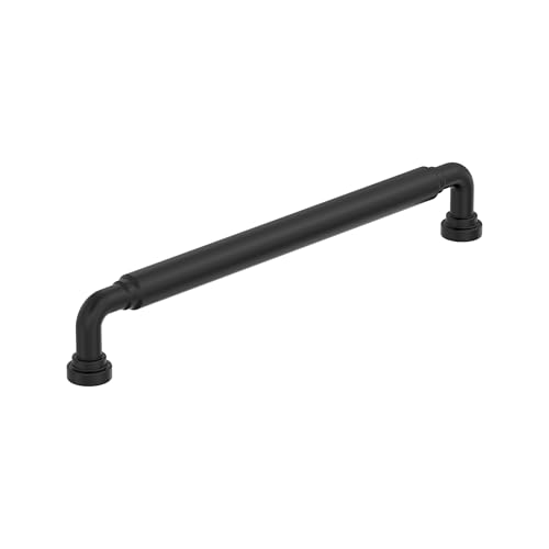 Amerock Coble 12 inch (305mm) Center-to-Center Matte Black Appliance Pull, BP37669MB