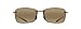 Maui Jim Lighthouse H423-26 Polarized Rimless Sunglasses, Rootbeer, 65 mm