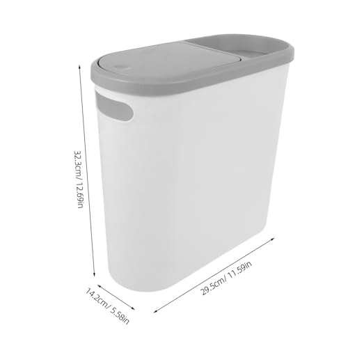 Caneca de basura compacta con tapa de presión Hemobllo miniatura 2