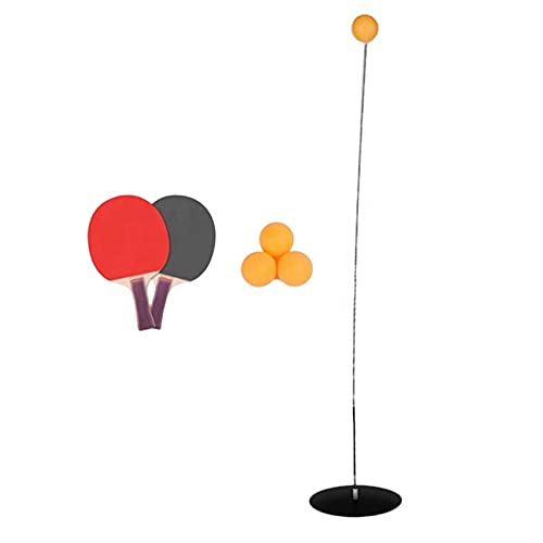 Table Tennis Portable Training Equipment Kit with 2 Racket & 4 Ball for Kids Adult & Beginners