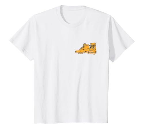 Timbalands, Dusty Merch T-Shirt, Youth, White, Large