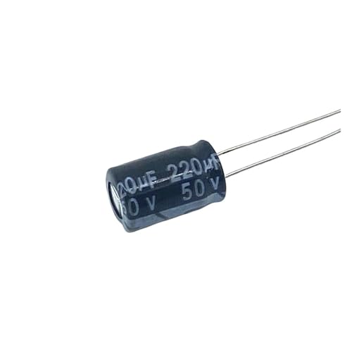 Condensador 50V 220uF componente electrónico de repuesto para circuitos impresos pcb 2