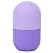 Rullo di Ghiaccio per il Viso in Silicone Opzionale a 2 Colori, Accessorio per il Ghiaccio per Illuminare la Pelle per Restringere i Pori, Rimuovere gli Occhi Gonfi, Stringere il Viso, Stampo(Viola)