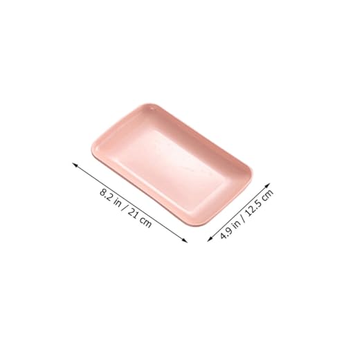 Set de 4 platos rectangulares multi-color para sushi miniatura 2