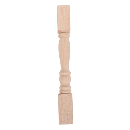 Poste de madera KALLORY para barandilla de escalera interior con diseño cuadrado y redondo