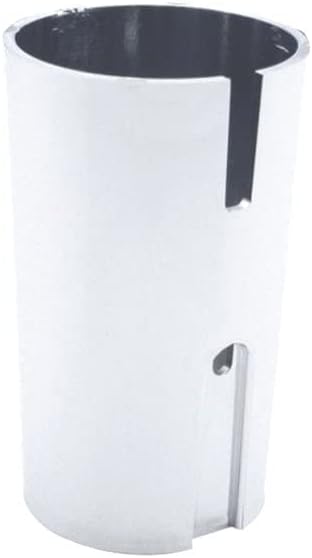 United Pacific 41021 - Manual Transmission Shift Shaft Cover - Chrome Plastic Lower Gearshift Knob Cover