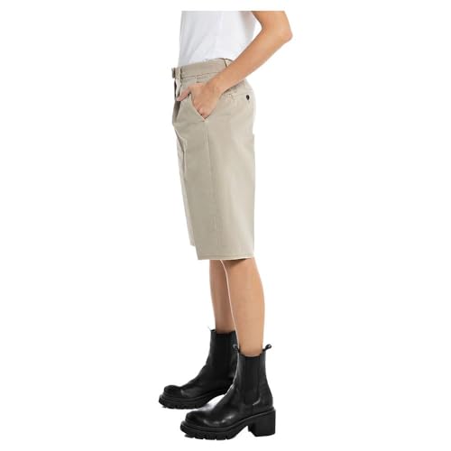 Bermuda Femme Replay W8089v en Coton Double Weave Confortable - 3