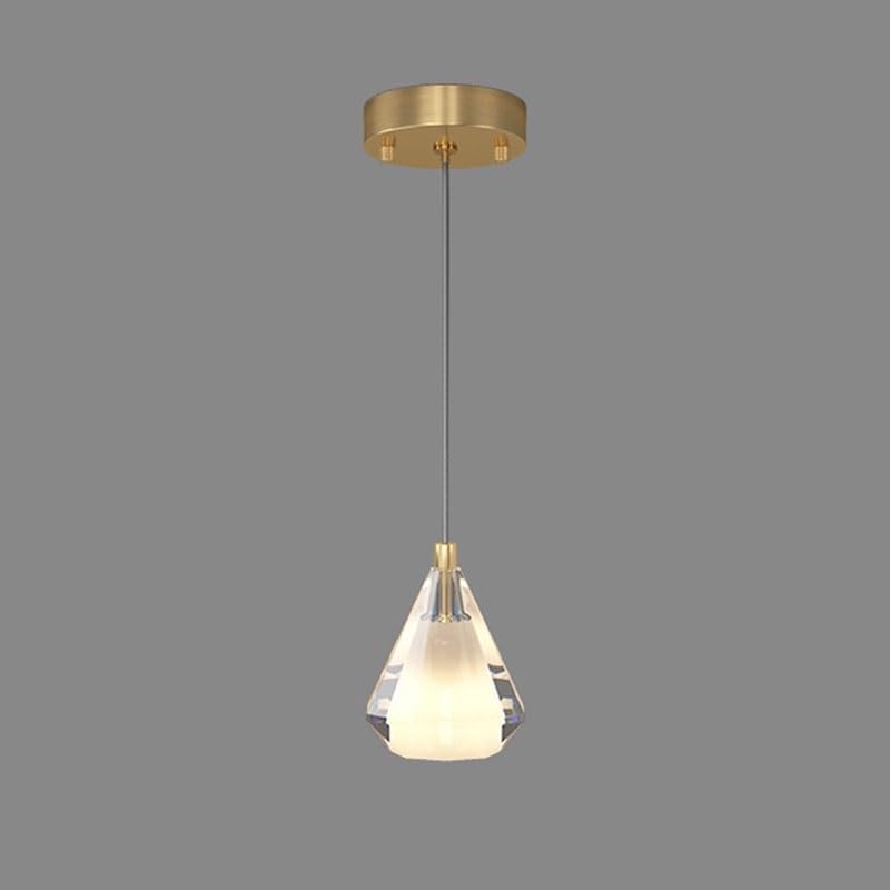 Chevet petite suspension G4 moderne en cristal pour lustre cuisine