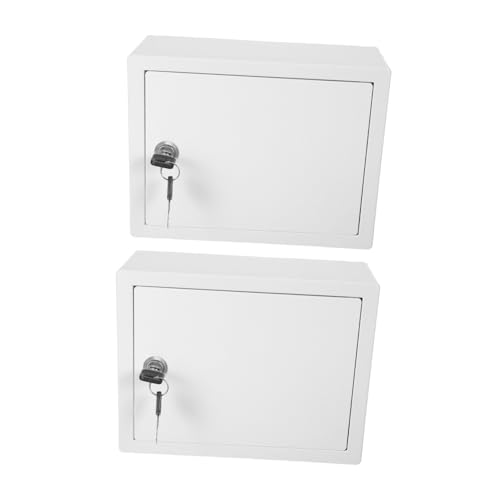 Angoily Buzón De 2 Piezas con Cerradura para Exterior Contenedor De Leche Caja para Botellas De Leche Buzones para Exteriores Buzón De Montaje En Casa con Cerradura