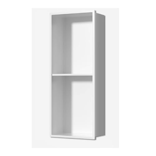Cabine de douche en acier inoxydable STO Solut murale à angles carrés