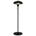 Star Patio Electric Patio Heater, Outdoor Heater, 1500W Infrared Patio Heater With UFO Shape Sandy Black Finish, Adjustable Height, IP44 Waterproof, STP2036-B-S