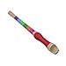 SPYMINNPOO 4 Colors Educational Wooden Flute Toy, Quality Lightweight Wood Flute Body with Beautiful Patterns Easy to Carry for Kids Practice (Colorful