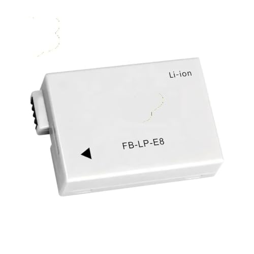 Kit cargador LP-E8 de alta compatibilidad con batería compacta de 830mAh