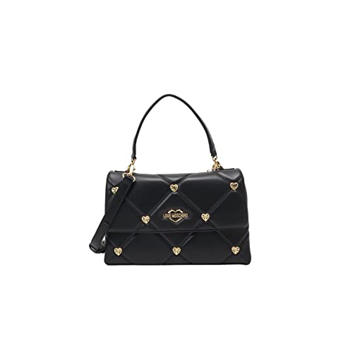 Love Moschino Damen Jc4084pp1glz0 Schultertasche, Black, 15X20X11