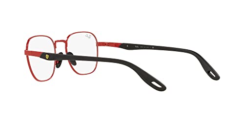Image of Ray-Ban unisex-adult Rx6484m Scuderia Ferrari Collection Square Prescription Eyewear Frames