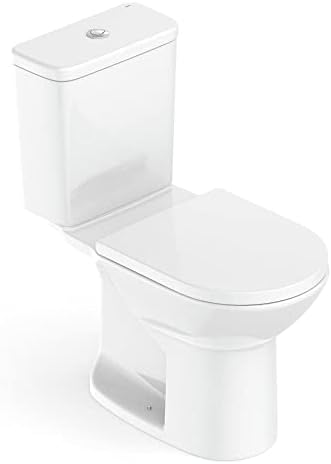 Kit Bacia com Caixa, Assento Polipropileno com Queda Amortecida e Complementos de Instalação Round