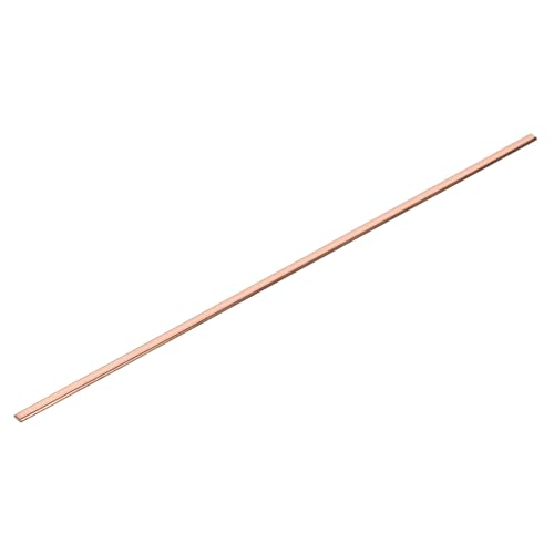 QUARKZMAN Kupfer Flachstange 1/8 x 3/16 x 13 C110 Massiv Kupfer Stromschiene Platte Metallplatten Für DIY Basteln Reparaturen Elektrik (3mm x 5mm x 330mm)