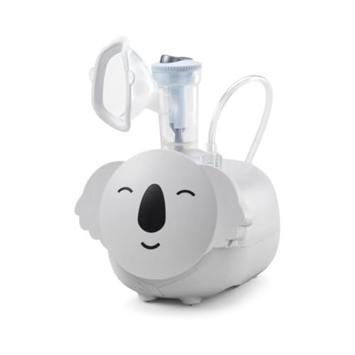 Flaem, Koala, Aerosol Veloce, Efficace e Divertente, Macchina Aerosol Adulti e Bambini Certificata, con Ampolla a 2 Velocità, Comode Mascherine Soft Touch e Filtro dell'Aria, Made in Italy