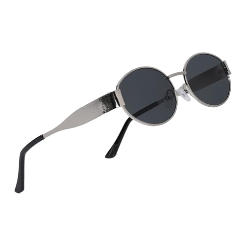 Retro Round Polarized Sunglasses for Women Men Trendy Vintage Sun Glasses - Main Image