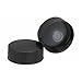 Wheaton 240119 Black Phenolic Screw Cap with PE Poly-Seal Liner, 28-400 Size (Pack of 100)