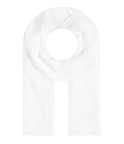 Majea Tuch Lima schmal geschnittenes Damen-Halstuch leicht uni...