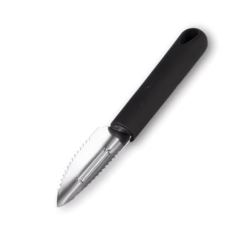 CIV Squamatore Pesce Multifunzione 3-in-1 in Acciaio con Impugnatura Soft Touch - Versatilità e Precisione in Cucina