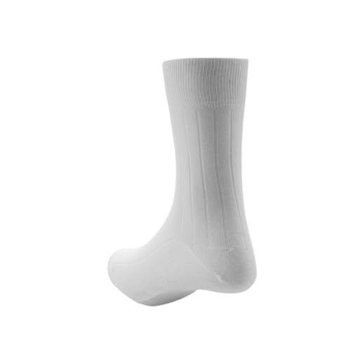 Image of Peter England Mens Cotton Full Length Socks (Pack of 3) White